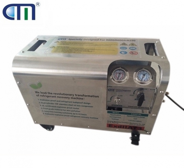 oil less explosion proof refrigerant recovery machine CMEP-OL
