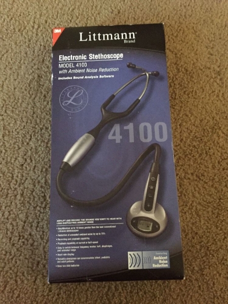 littmann 3M electronic stethoscope Model 4100