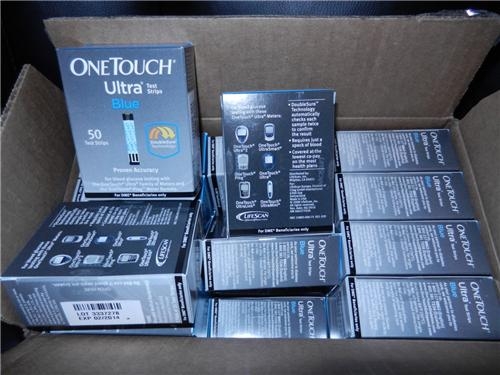 One Touch Ultra Blue Mail Order Test Strips, 50 CT