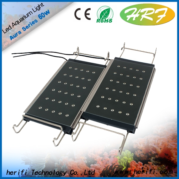 HOT SALE HRF 400mm 60w coral reef used led aquarium light best for aquarium organisms growth and breeing