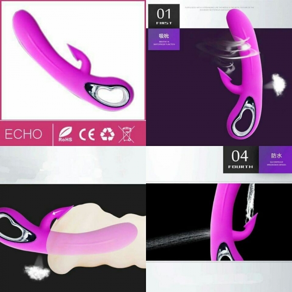 Unique G-Spot sucking clitoris vibrator